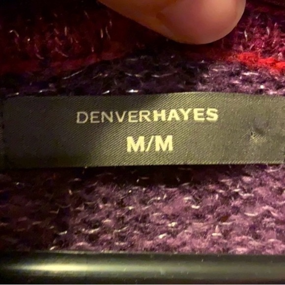 Denver Hayes Multicolor Cowl Neck Sweater - Picture 2 of 2